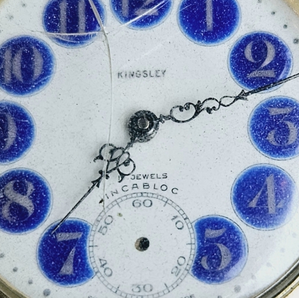 Vintage Kingsley Arnex Swiss Made Pocket Watch - Picture 8 of 14